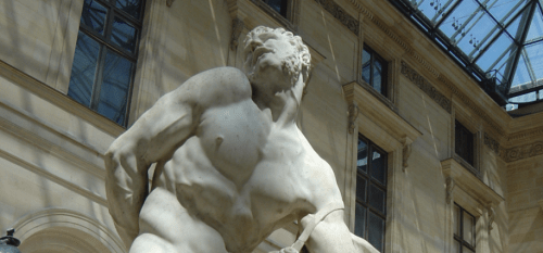 Milone di Crotone, Pierre Puget (Paris, Le Louvre)